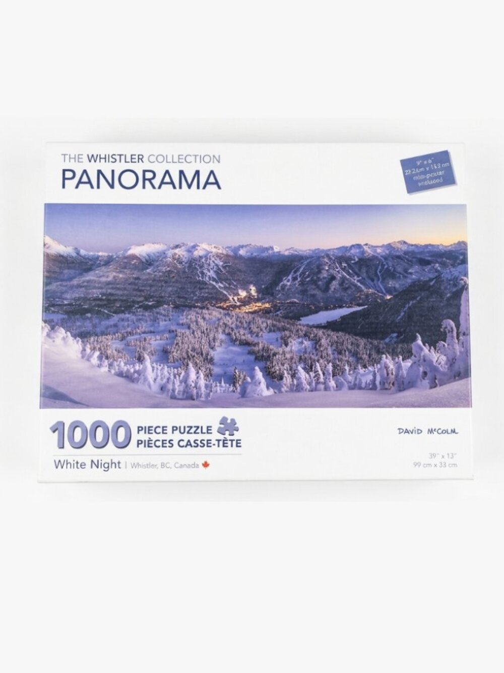 Whistler Collection PANORAMA 1000 Piece Puzzle - "White Night" by David McColm